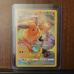 Pokemon TCG Flareon TG01/TG30 Ultra Rare Card Brilliant Stars NM/LP Condition - Image 1