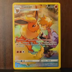 Pokemon TCG Flareon TG01/TG30 Ultra Rare Card Brilliant Stars NM/LP Condition - Image 2
