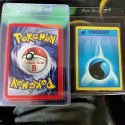 Water Energy Misty's Trainer Deck B Pokemon 1999 102/102 NM Fresh From Box - Image 1