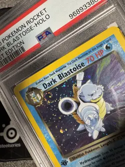 Pokemon Dark Blastoise Team Rocket 1st Edition Holo PSA 9 - Image 2
