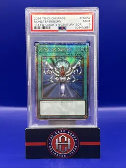2024 Yu-Gi-Oh Monster Reborn 1st Edition 25th Quarter Century RA03 PSA 9 MG1 - Image 1