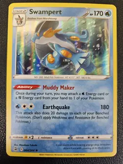 Swampert - 064/264 - NM/M - Holo Rare - Fusion Strike - Pokemon TCG - Image 1