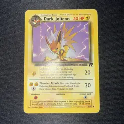 Dark Jolteon Team Rocket 38/82 Pokemon Card - Image 1
