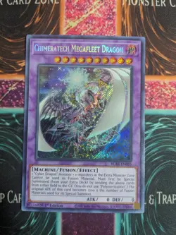 Yu-Gi-Oh! Chimeratech Megafleet Dragon BLAR-EN085 1st Edition Secret Rare NM - Image 1