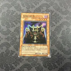 Yu-Gi-Oh 1996 Lord Of D. SDK-041 Super Rare Unlimited - Image 1
