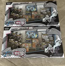 Black Bolt & White Flare Unova Heavy Hitters Premium Collection - NEW/SEALED x 2 - Image 1