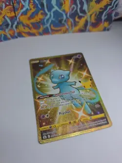 Pokemon Gold Mew TCG Celebrations Holo Card 025/025 Mint Condition - Image 2