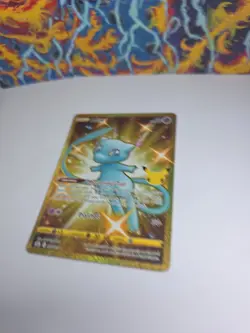 Pokemon Gold Mew TCG Celebrations Holo Card 025/025 Mint Condition - Image 4