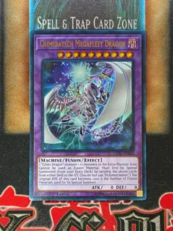 Yugioh Chimeratech Megafleet Dragon LEDD-ENB00 Ultra Rare 1st Ed NM - Image 1