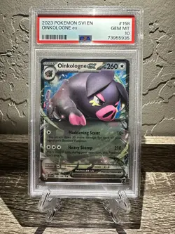 🔥OIKOLOGNE EX #019🔥 Pokemon Scarlet & Violet 💎PSA 10 Gem Mint💎 - Image 1