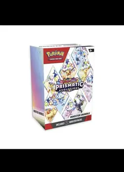 Pokemon TCG: Scarlet & Violet-Prismatic Evolutions Booster Bundle (6 Packs) - Image 1