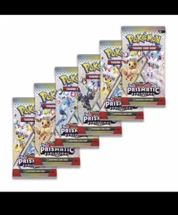 Pokemon TCG: Scarlet & Violet-Prismatic Evolutions Booster Bundle (6 Packs) - Image 2