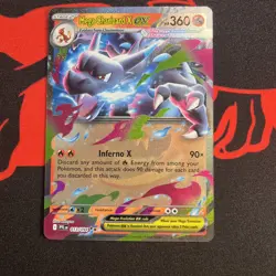 Pokemon TCG Mega Charizard X EX 013/094 Me02: Phantasmal Flames Double Rare NM - Image 1