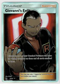 Giovanni's Exile 67/68 Pokemon Hidden Fates Full Art - Image 1