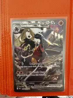 Cynthia's Garchomp EX 232/182 Special Illustration Rare Pokemon TCG - Image 1