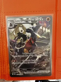 Cynthia's Garchomp EX 232/182 Special Illustration Rare Pokemon TCG - Image 3
