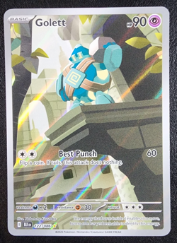 Golett 122/086 - Illustration Rare - Black Bolt - Pokemon TCG - NM - Image 1