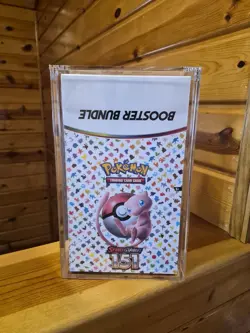 Pokemon 151 sv3.5 Booster Bundle Display Factory Sealed W/ Acrylic Case - Image 2