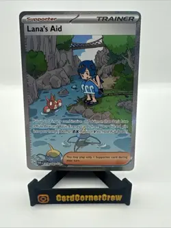 Pokemon Lana's Aid Full Art Trainer Special Illustration Rare Twilight Masquera… - Image 1