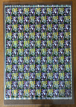 Pokemon Mewtwo Regigigas 2012 Next Destinies Uncut Sheet Test Print No Text - Image 1
