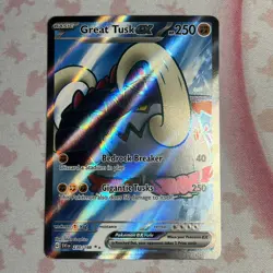 Great Tusk ex 230/198 Pokemon Card SV01: Scarlet & Violet Base Set Holo - Image 1