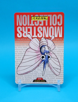 Pokemon Card Japanese - Venomoth No. 049 - Bandai Carddass - Red - Image 2