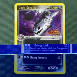 LP Reverse Holo Dark Steelix 10/109 Team Rocket Returns Nintendo Pokemon Card - Image 2