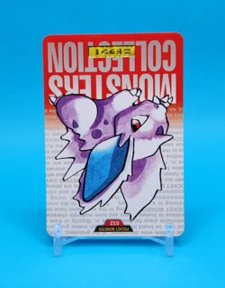 Pokemon Card Japanese - Nidoran No. 032 - Bandai Carddass - Red - Image 2