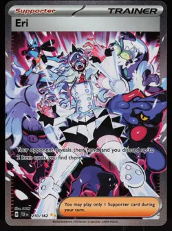 Eri 210/162 Special Illustration Rare Temporal Forces Pokemon - Image 1