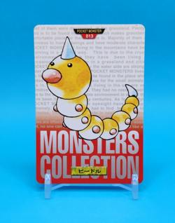 Pokemon Card Japanese - Weedle No. 013 - Bandai Carddass - Red - Image 1