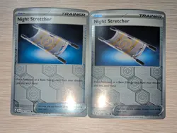 Night Stretcher 061/064 Uncommon Shrouded Fable Pokemon Card 2-Card Lot NM - Image 1