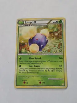Pokemon TCG Jumpluff HeartGold SoulSilver 6/123 Holo Rare - Image 1