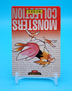 Pokemon Card Japanese - Spearow No. 021 - Bandai Carddass - Red - Image 2