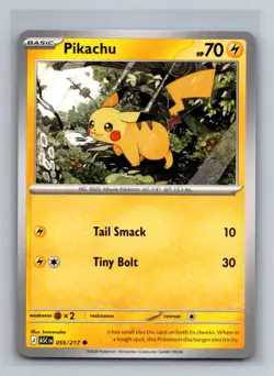 Pikachu Normal Common ME: Ascended Heroes ASC Lightning 055/217 Pokemon Card TCG - Image 1