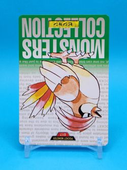 Pokemon Card Japanese - Pidgeotto No. 017 - Bandai Carddass - Green - Image 2