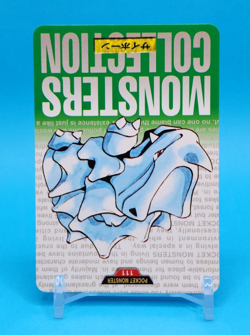 Pokemon Card Japanese - Rhyhorn No. 111 - Bandai Carddass - Green - Image 2