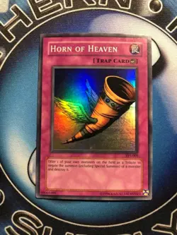 *** HORN OF HEAVEN *** TOURNAMENT PACK SUPER RARE (MP) TP3-005 YUGIOH! - Image 1