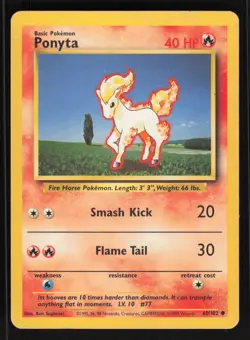 Pokemon Legendary Collection #087/110 Ponyta Card TCCCX - Image 1