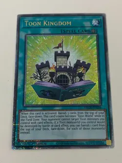 Yugioh Toon Kingdom x 3 - 1st QCR Quarter Century Secret Rare NM - Free Holo - A - Image 4