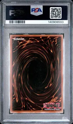 2002 Yu-Gi-Oh! Flame Swordsman Legend of Blue Eyes LOB Unlimited Super PSA 9 - Image 2