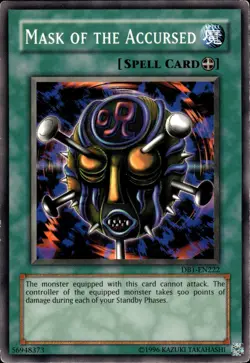 Mask Of The Accursed - DB1-EN222 - MP - YuGiOh - Image 1