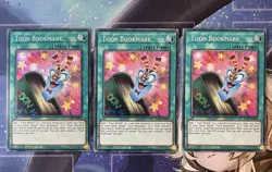3x Toon Bookmark - BLCR-EN067 Secret Rare 1st Edition LP - Image 1