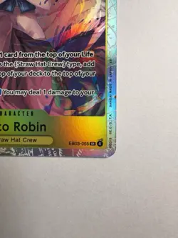 Nico Robin (055) EB03-055 Extra Booster: One Piece Heroines Edition Foil NM - Image 3