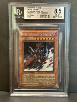 Yu-Gi-Oh! TCG Gorz the Emissary of Darkness Retro Pack 2 RP02-EN000 BGS 8.5 - Image 1