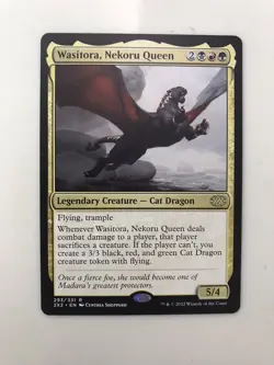 Wasitora Nekoru Queen MTG Magic the Gathering Card NM Mint Double Masters 2X2 - Image 1