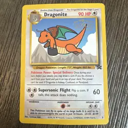 Dragonite Black Star Promo Card No.5 Kids WB Presents POKEMON The First Movie! - Image 1