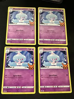 12 Card Set Hatterene 073/198 Holo Trick or Trade Halloween Pokemon - Image 3