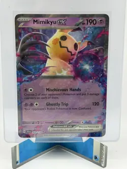 Pokemon Mimikyu ex SV09 Journey Together EX 190 HP Double Rare Holo Card 069/159 - Image 1