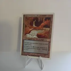 6th Edition MTG 1 Underground River Magic - Image 1