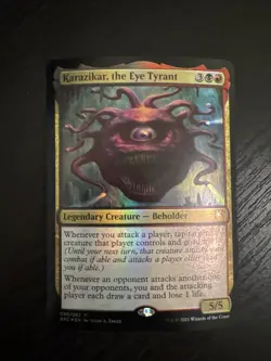 MTG: Karazikar, the Eye Tyrant Commander: Foil #D164 - Image 1